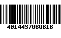 Código de Barras 4014437060816