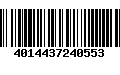 Código de Barras 4014437240553