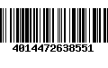 Código de Barras 4014472638551