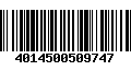 Código de Barras 4014500509747