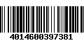 Código de Barras 4014600397381