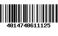 Código de Barras 4014740611125