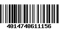 Código de Barras 4014740611156