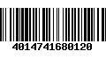 Código de Barras 4014741680120