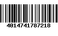 Código de Barras 4014741787218