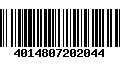 Código de Barras 4014807202044