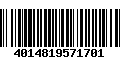 Código de Barras 4014819571701