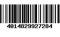 Código de Barras 4014829927284