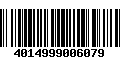 Código de Barras 4014999006079