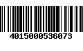 Código de Barras 4015000536073