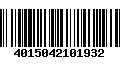 Código de Barras 4015042101932