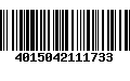 Código de Barras 4015042111733