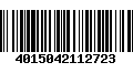 Código de Barras 4015042112723