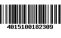 Código de Barras 4015100182309