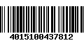 Código de Barras 4015100437812