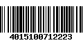 Código de Barras 4015100712223