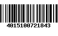 Código de Barras 4015100721843