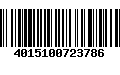 Código de Barras 4015100723786