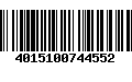 Código de Barras 4015100744552