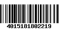 Código de Barras 4015181802219