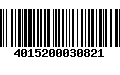 Código de Barras 4015200030821