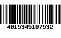 Código de Barras 4015345107532