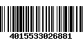 Código de Barras 4015533026881