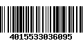 Código de Barras 4015533036095