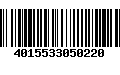 Código de Barras 4015533050220