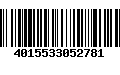 Código de Barras 4015533052781