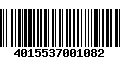 Código de Barras 4015537001082