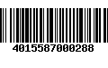 Código de Barras 4015587000288