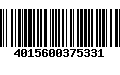 Código de Barras 4015600375331