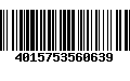 Código de Barras 4015753560639