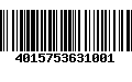 Código de Barras 4015753631001