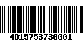 Código de Barras 4015753730001