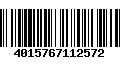 Código de Barras 4015767112572