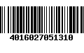 Código de Barras 4016027051310