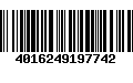 Código de Barras 4016249197742