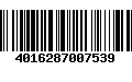 Código de Barras 4016287007539