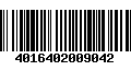 Código de Barras 4016402009042