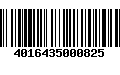 Código de Barras 4016435000825