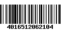 Código de Barras 4016512062104