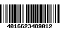 Código de Barras 4016623489012