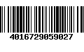 Código de Barras 4016729059027