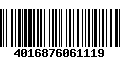 Código de Barras 4016876061119