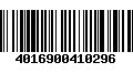 Código de Barras 4016900410296