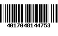 Código de Barras 4017048144753