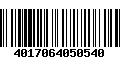 Código de Barras 4017064050540