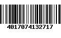 Código de Barras 4017074132717